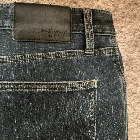 Weatherproof Fleece Lined Jeans Men's Size 40x32 Dark Wash - Picture 7 of 11